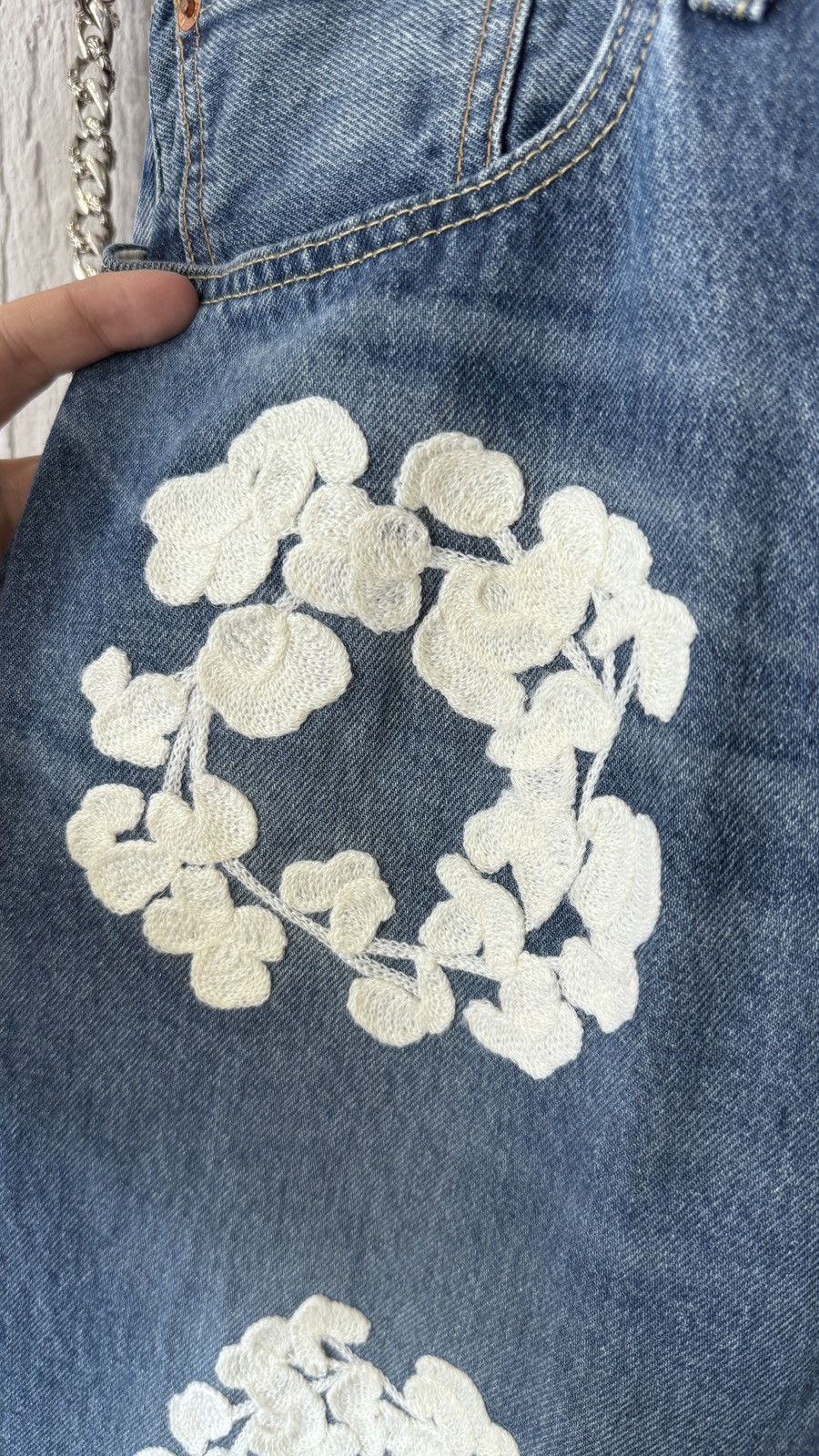 DENIM TEARS DENIM TEARS CHAIN STITCH COTTON WREATH DENIM Size US 38 / EU 54 - 9 Thumbnail