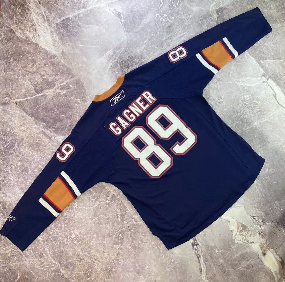 NHL × Reebok Sam Gagner Edmonton Oilers Blue Reebok Hockey Jersey Men XL Size US XL / EU 56 / 4 - 5 Thumbnail