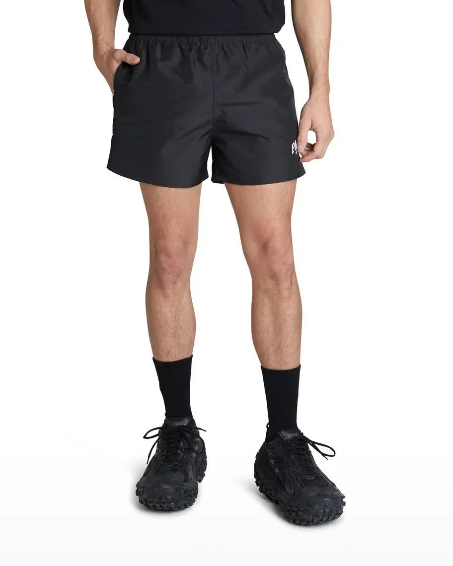 Balenciaga o1s1wg110824 Cities Paris Swim Shorts in Black Size US 32 / EU 48 - 5 Thumbnail