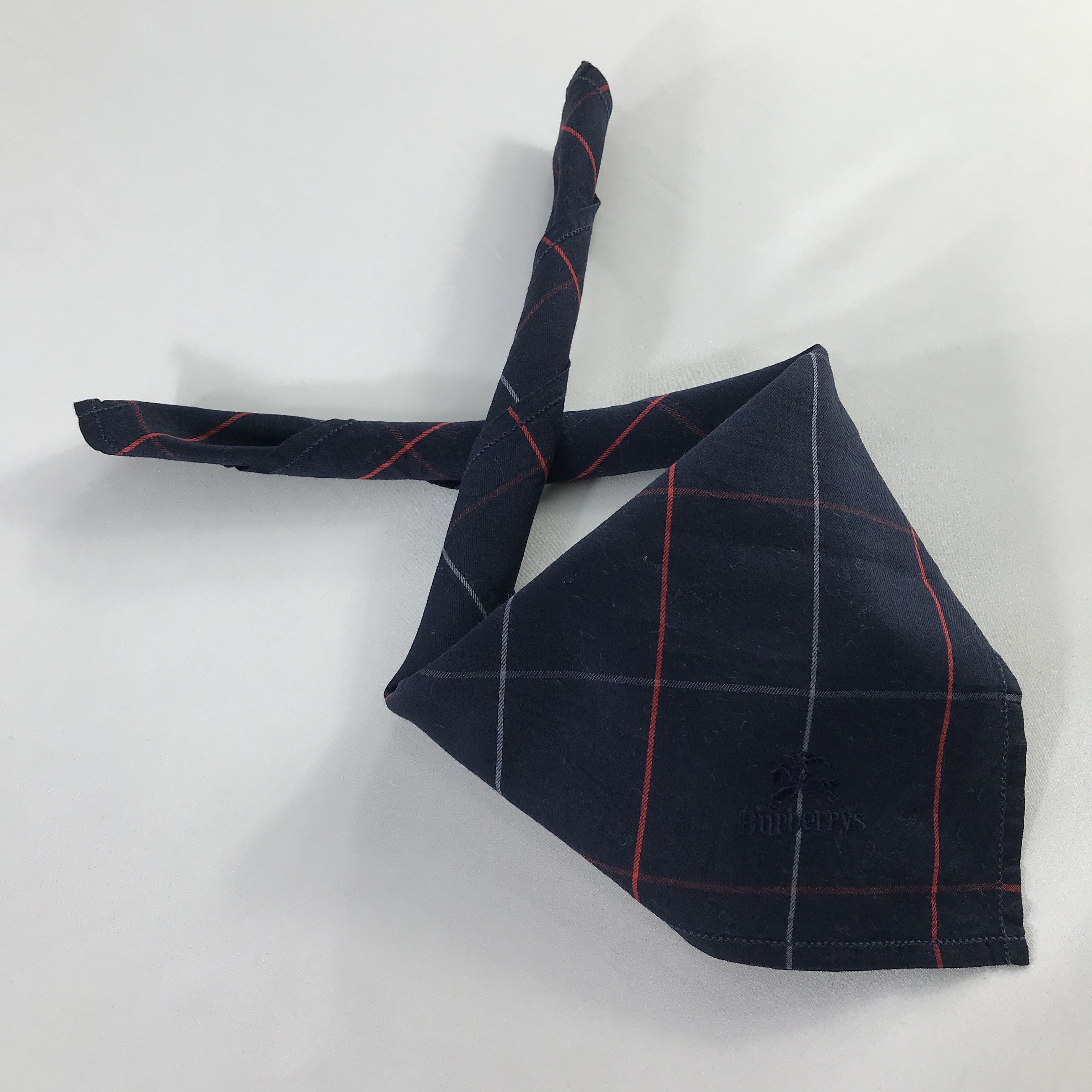 Burberry × Vintage Burberry Bandana / Handkerchief / Neckerchief - S683 Size ONE SIZE - 4 Thumbnail