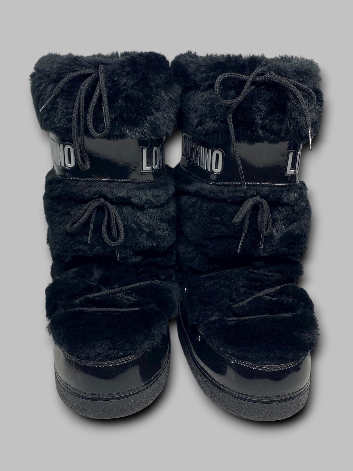 Love Moschino Love Moschino Black Moon Snow Boots Size US 8 / IT 38 - 5 Thumbnail