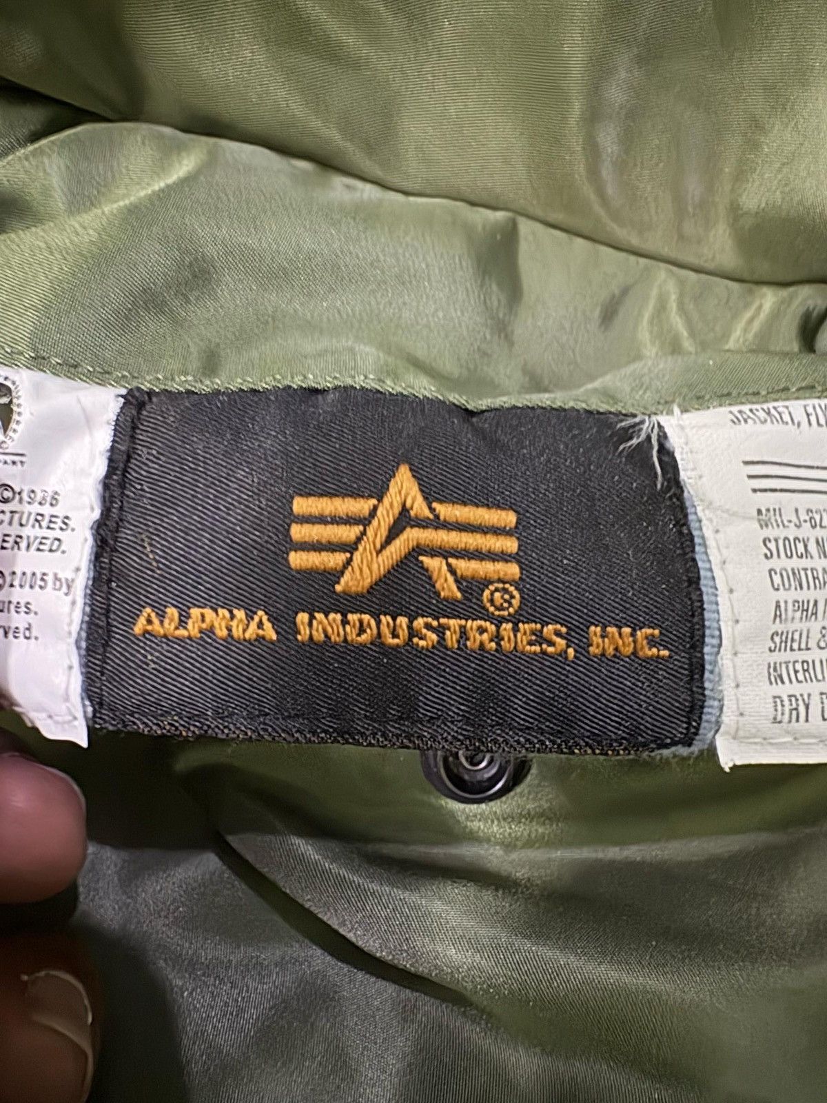 Alpha Industries Alpha Industries MA-1 Bomber Jacket Top Gun Design Size US M / EU 48-50 / 2 - 19 Thumbnail