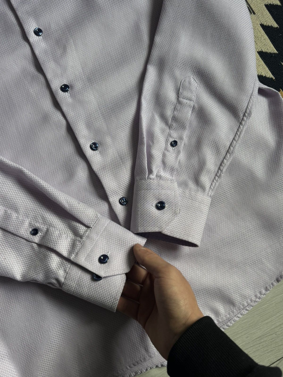 Eton Eton Pink Slim Button Up Shirt Size US L / EU 52-54 / 3 - 6 Thumbnail