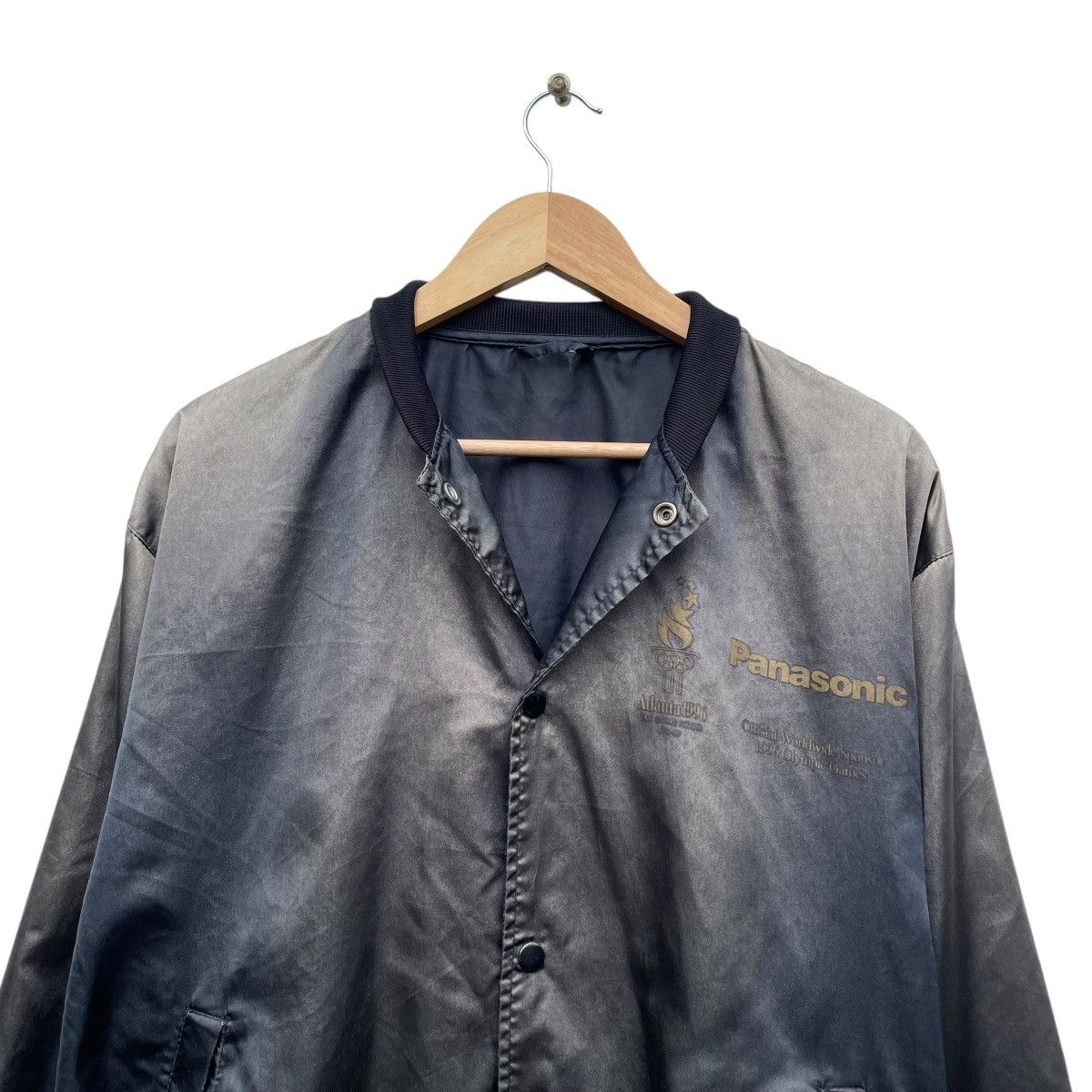 Japanese Brand × USA Olympics Vintage Faded Panasonic Bomber Jacket Size US M / EU 48-50 / 2 - 3 Thumbnail