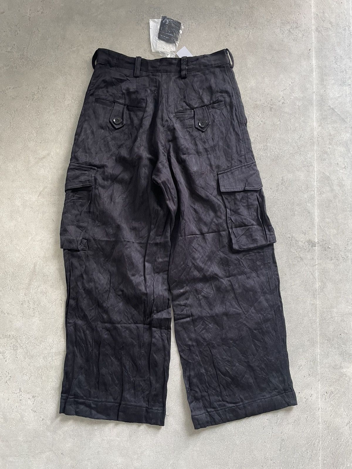 Designer × Japanese Brand × Yohji Yamamoto Yohji Yamamoto X Japanese Brand X Designer Cargo Pant Size US 30 / EU 46 - 4 Thumbnail
