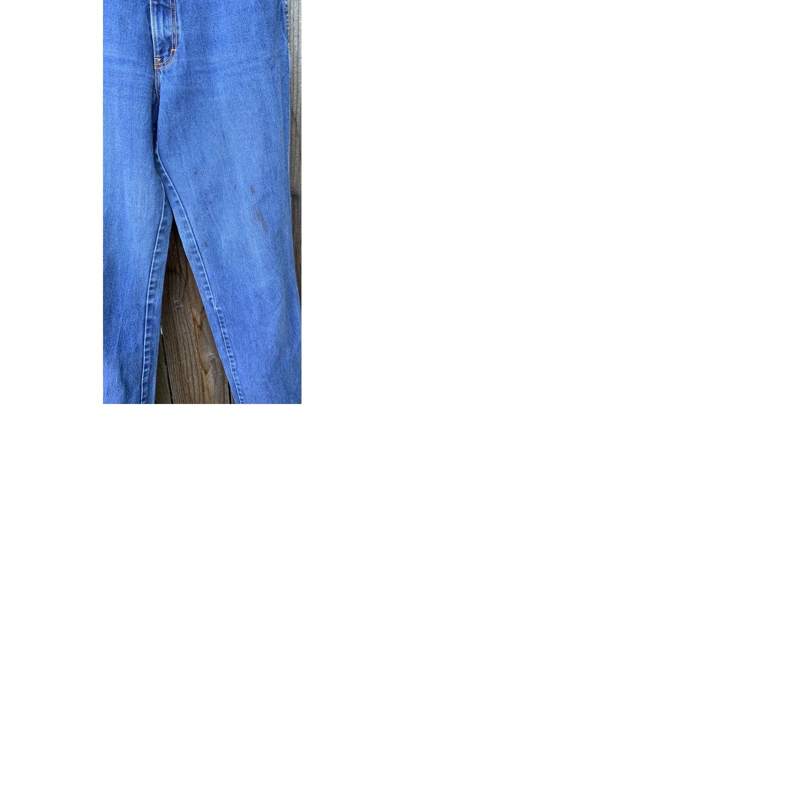 Vintage VINTAGE Brittania Jeans 30” Waist 16 Regular Denim 80s 70s High Waist Men’s Womens Girls Boys 1980s Blue Singe Pair Original Size 38" / US 16 / IT 52 - 9 Thumbnail