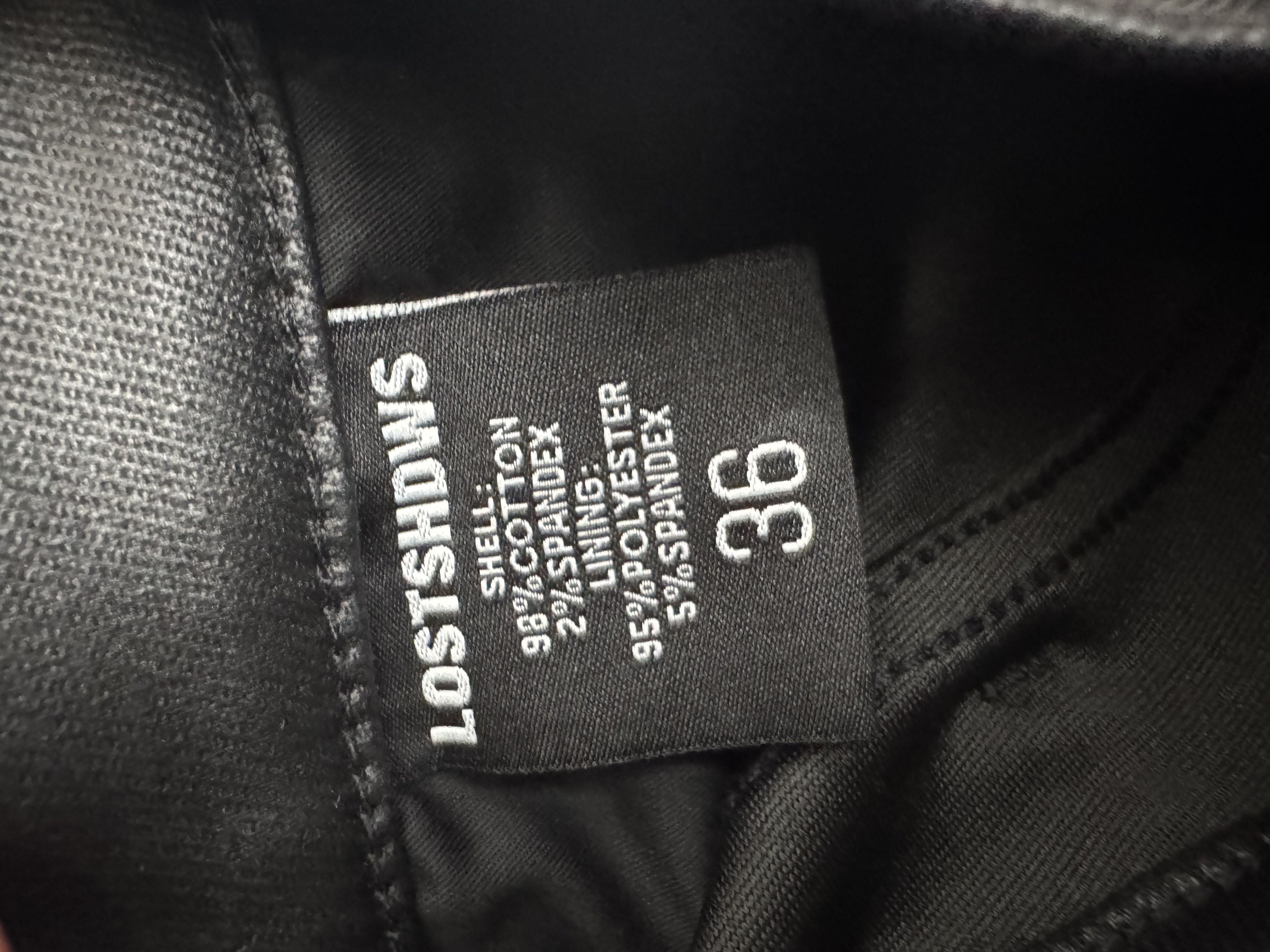 LOSTSHDWS LOSTSHDWS Emboss Baggy Denim "Blue" Size US 36 / EU 52 - 3 Thumbnail