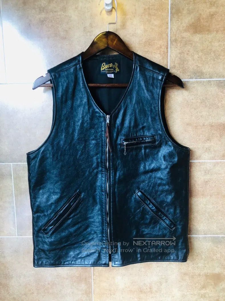 Buco Buco Leather vest Size US M / EU 48-50 / 2 - 2 Thumbnail
