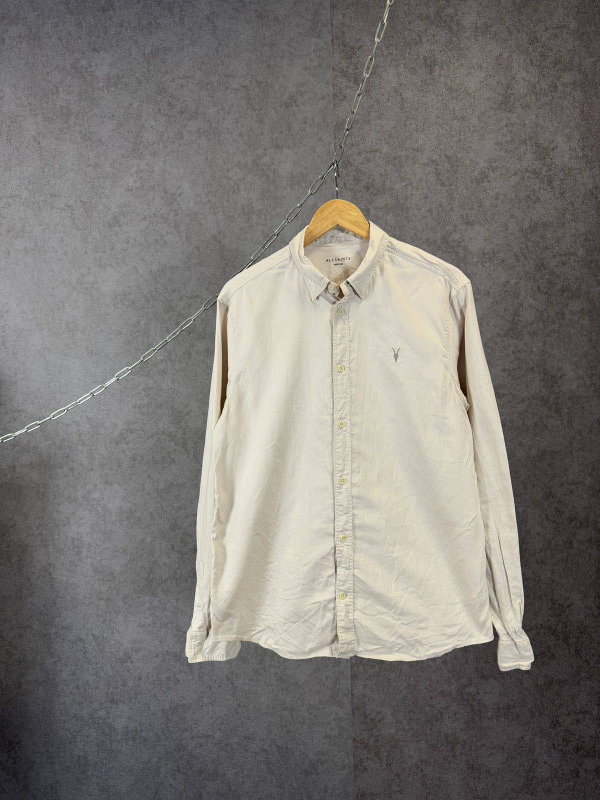 Allsaints Allsaints logo designer shirt Size US M / EU 48-50 / 2 - 1 Thumbnail