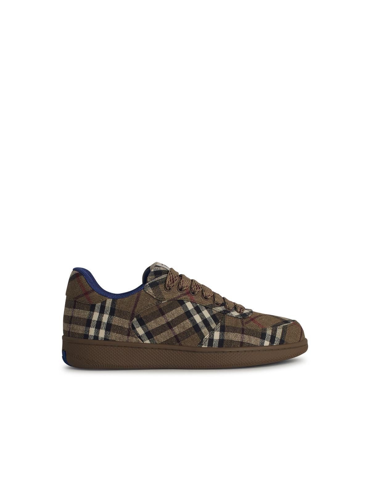 【関税＆送料込み】Burberry 'Terrace' Green Polyester Blend Burberry - Terrace Low-top sneakers green - The Corner