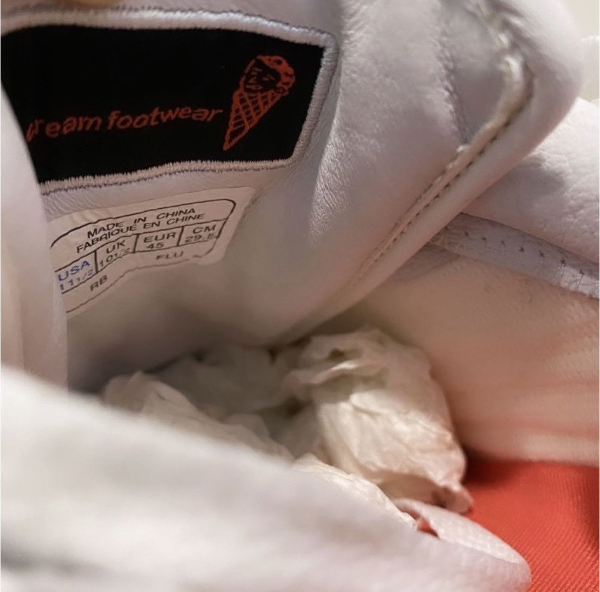 Icecream × Reebok VERY RARE OG REEBOK X BBC/ICE CREAM DIAMOND & DOLLAR SAMPLE Size US 11.5 / EU 44-45 - 8 Thumbnail