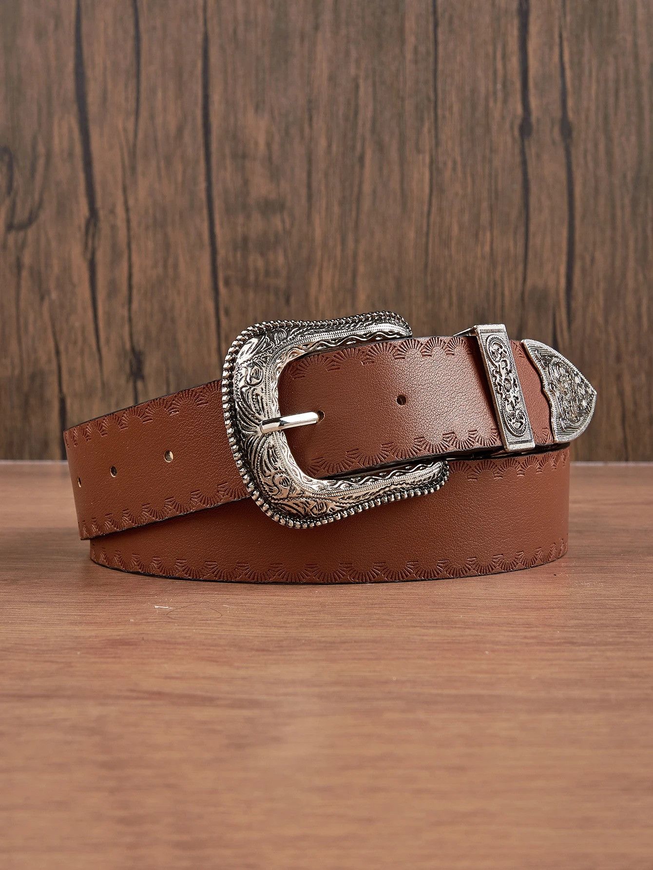 Other Western Brown Belt Size ONE SIZE - 5 Thumbnail
