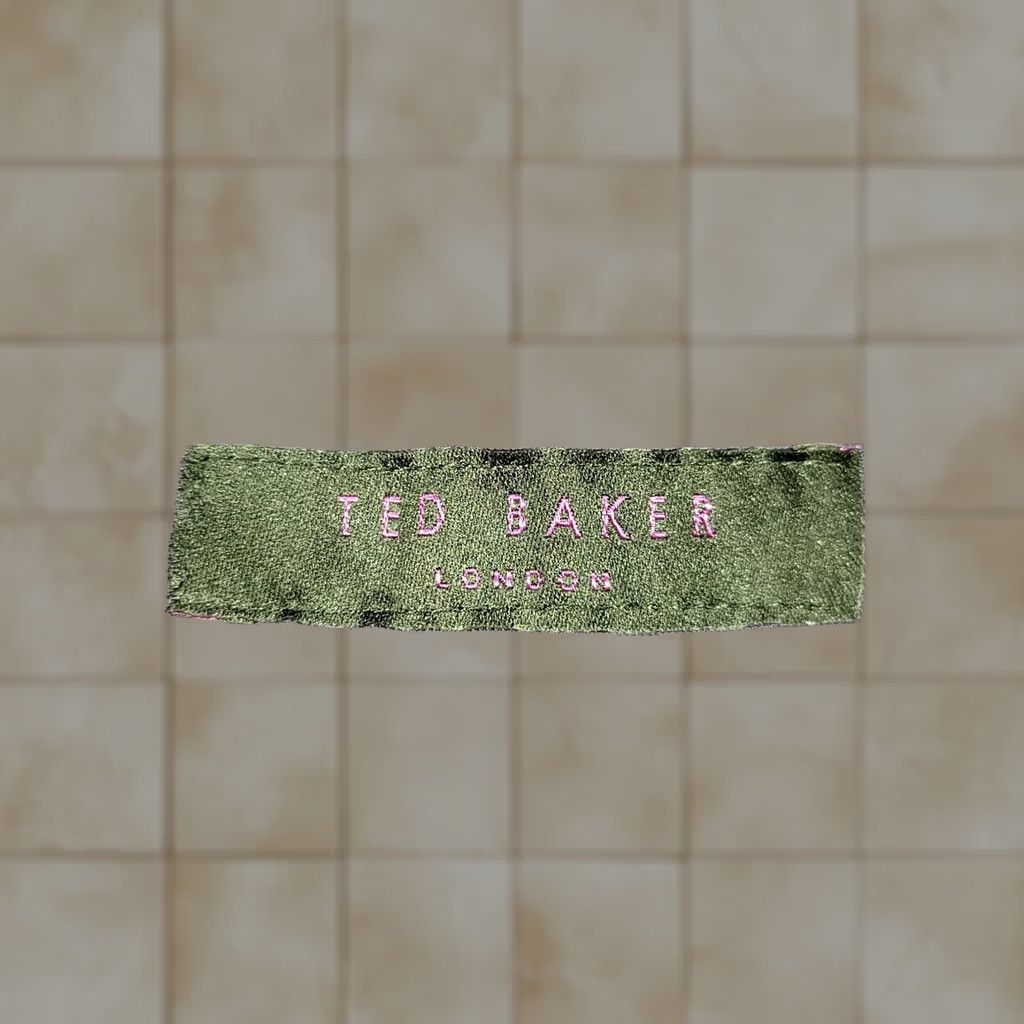 Ted Baker Pants Mens 36x33 Gray Wool Jefferson Tailored Dress Slacks Flat Front Slim Straight Workwear Business, Men's