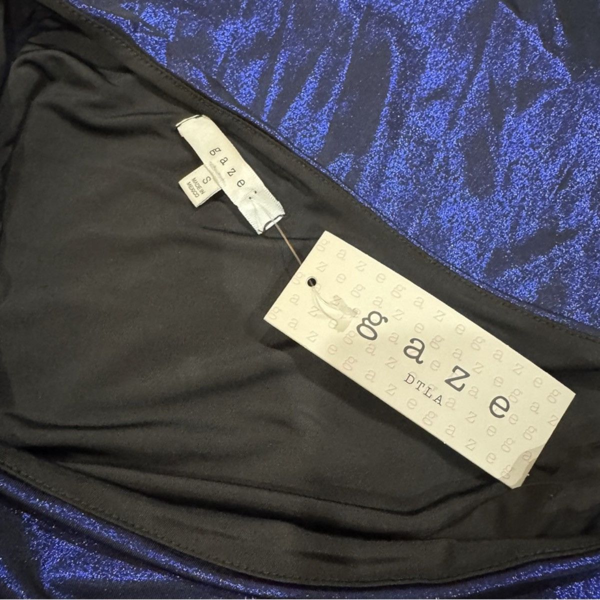 Other Metallic Blue Dress Size S / US 4 / IT 40 - 5 Thumbnail