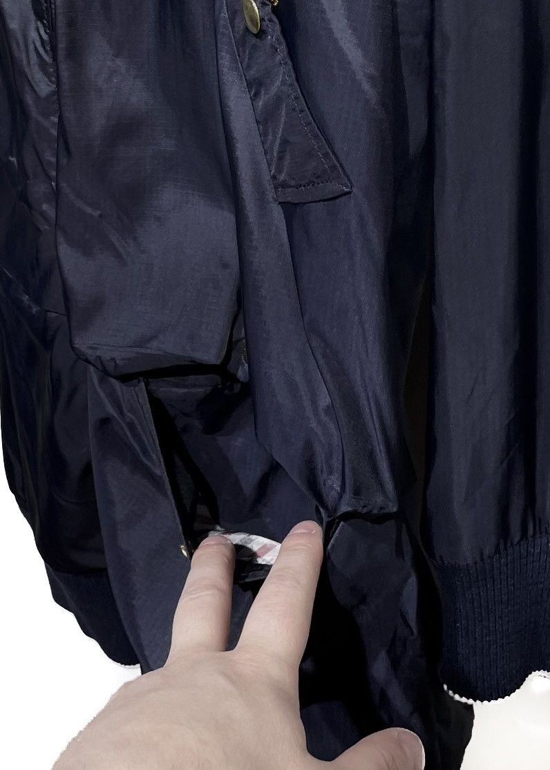 Thom Browne Thom Browne Navy Windbreaker Jacket Size US S / EU 44-46 / 1 - 5 Thumbnail