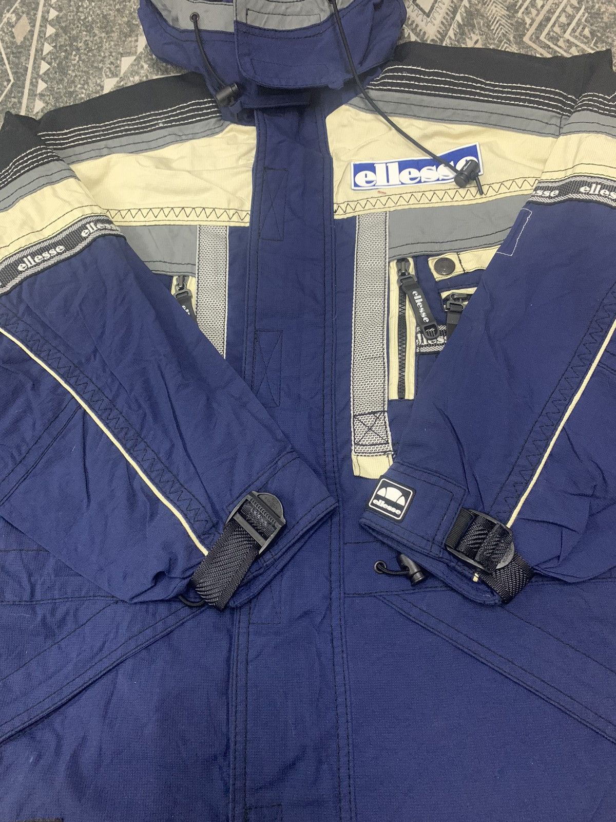 Ellesse 90s ELLESE SKI JACKET RARE DESIGN Size US XL / EU 56 / 4 - 5 Thumbnail
