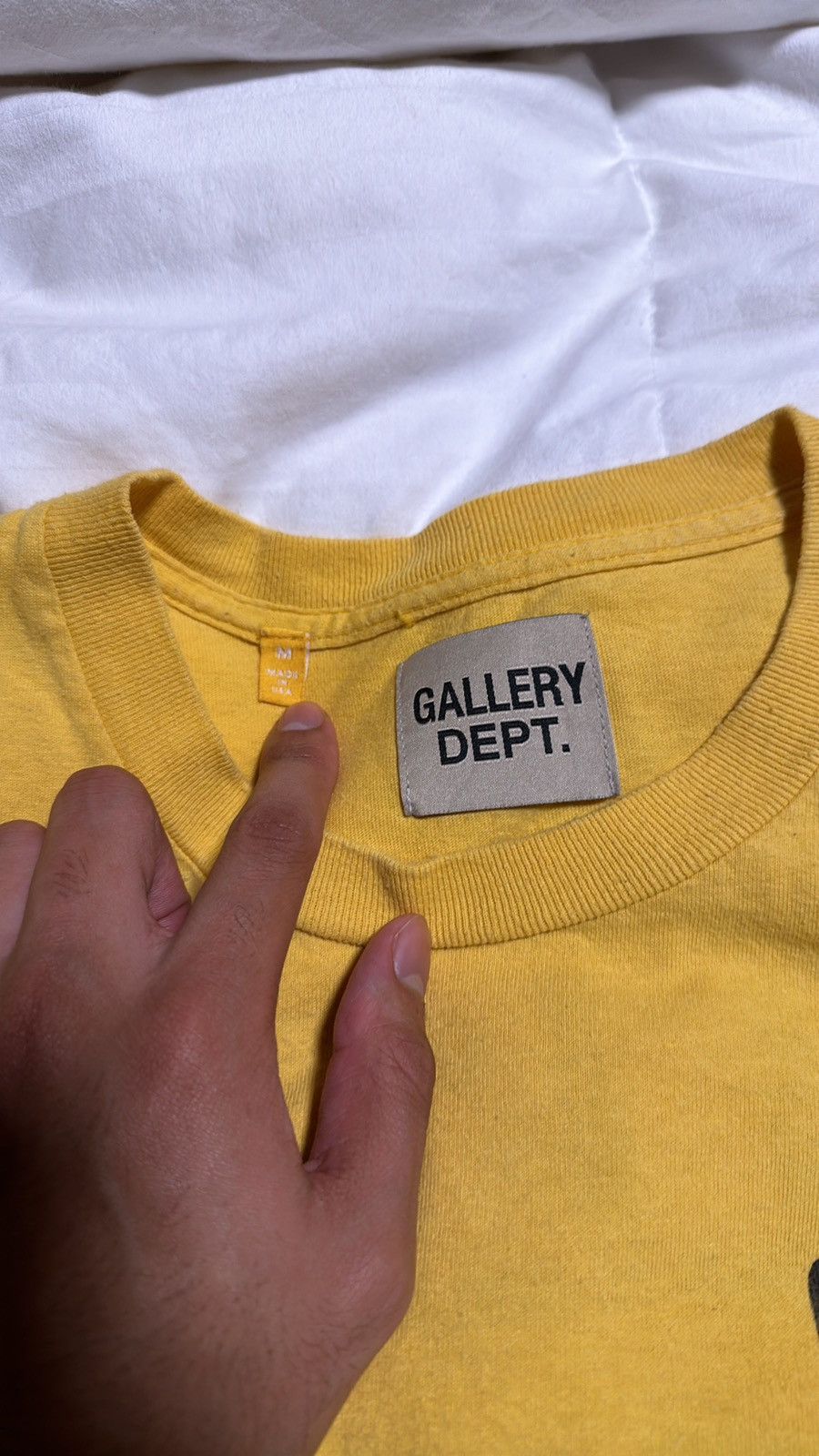 Gallery Dept. Gallery Dept. Vintage Souvenir Yellow T-Shirt Size US M / EU 48-50 / 2 - 4 Thumbnail