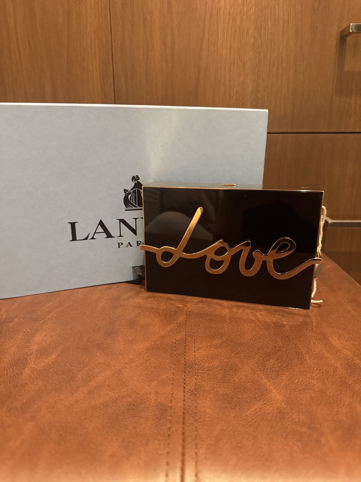 Lanvin Lanvin Love Clutch 2019 LW-BGCEM6-RESA-P16 Size ONE SIZE - 2 Thumbnail