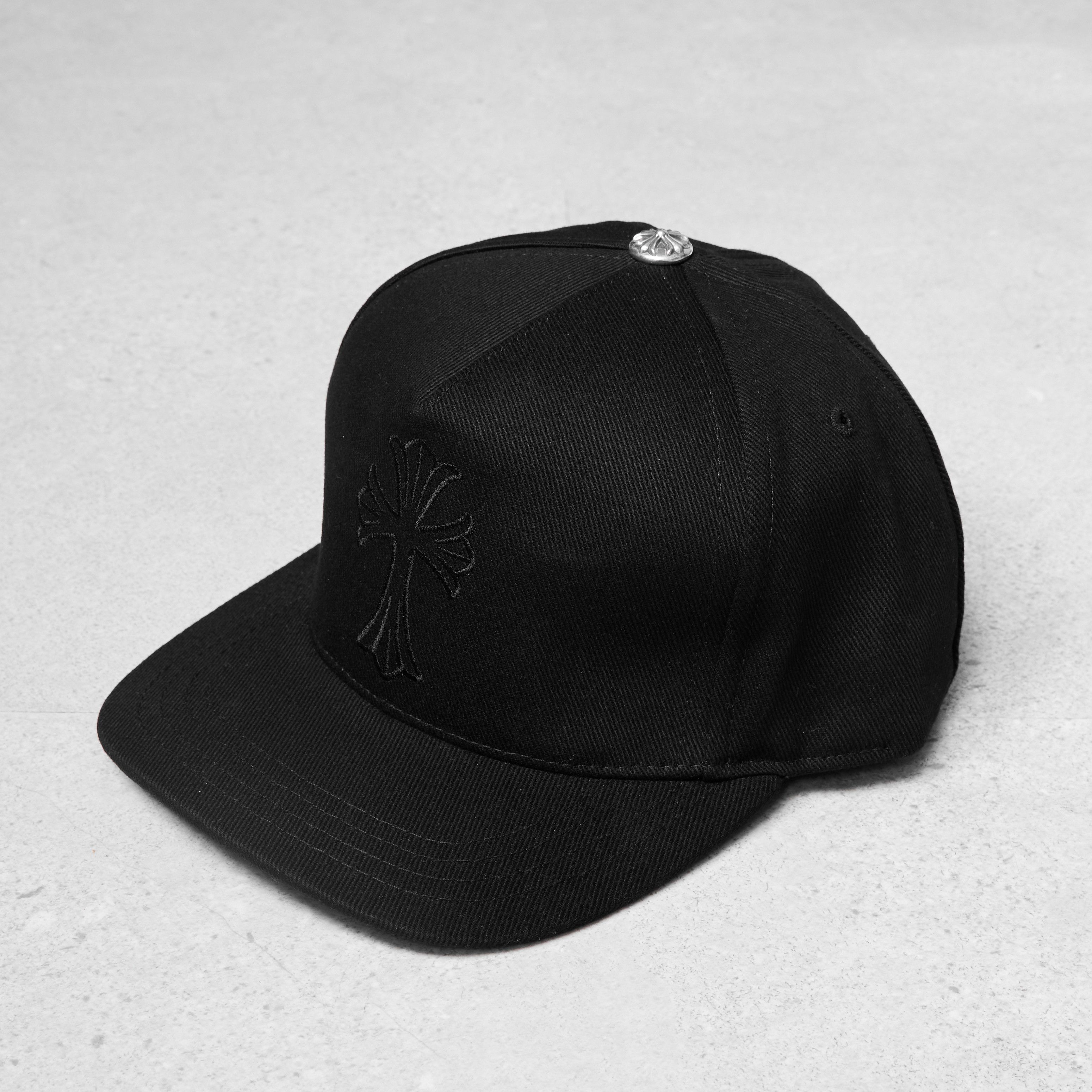 CHROME HEARTS HAT BSBL CAP DENIM CROSS