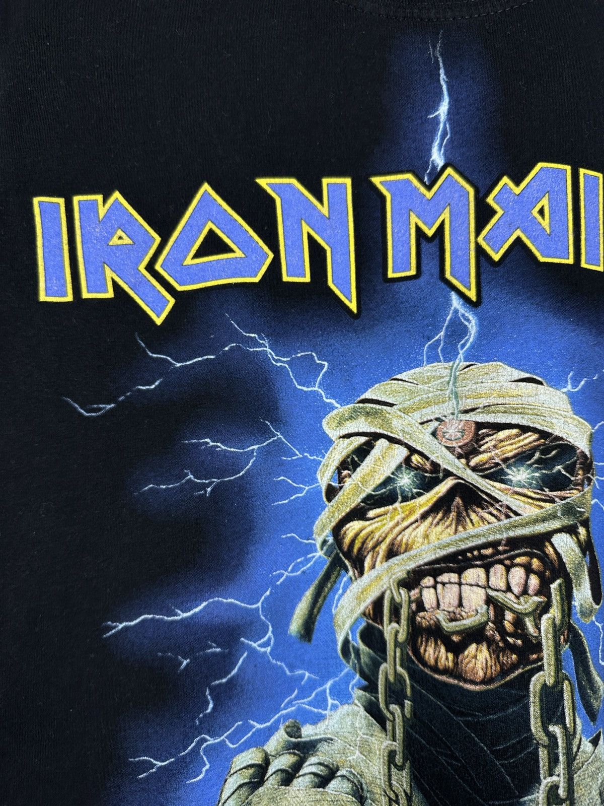 Band Tees Vintage Iron Maiden Skull Mummy Graphic Rock T Shirt Tee Size US M / EU 48-50 / 2 - 4 Thumbnail
