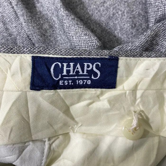 Chaps Vtg POLO CHAPS Ralph Lauren Minimalist Grey Casual Pant Size US 32 / EU 48 - 6 Thumbnail