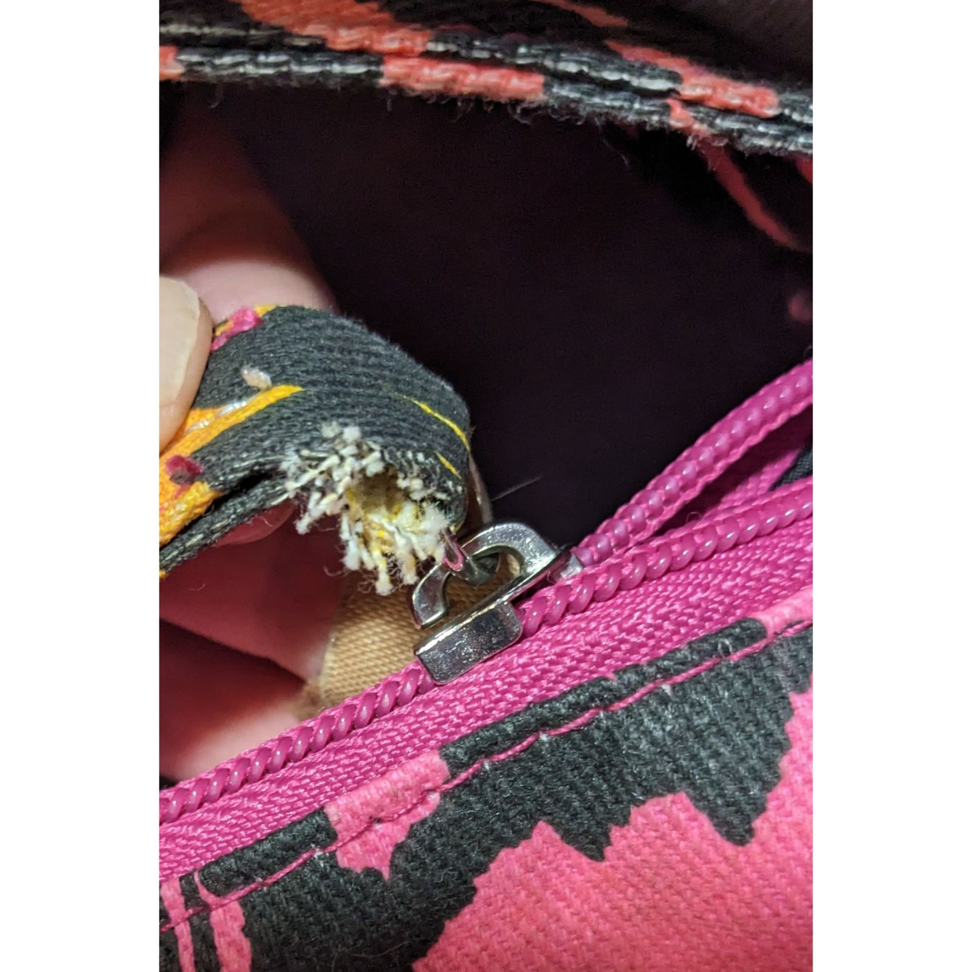 Other 90s Style Rainbow Tiger Print Canvas Shoulder Bag Size ONE SIZE - 8 Thumbnail