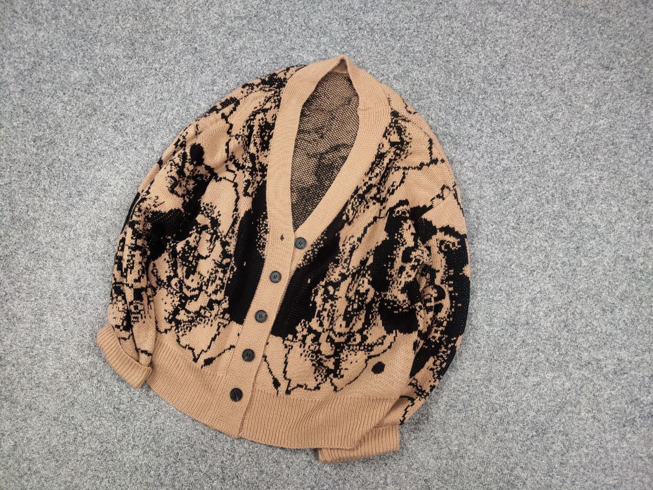 If Six Was Nine Vintage Japan hysteric glamour Style Knit Pattern Cardigan Size US M / EU 48-50 / 2 - 3 Thumbnail