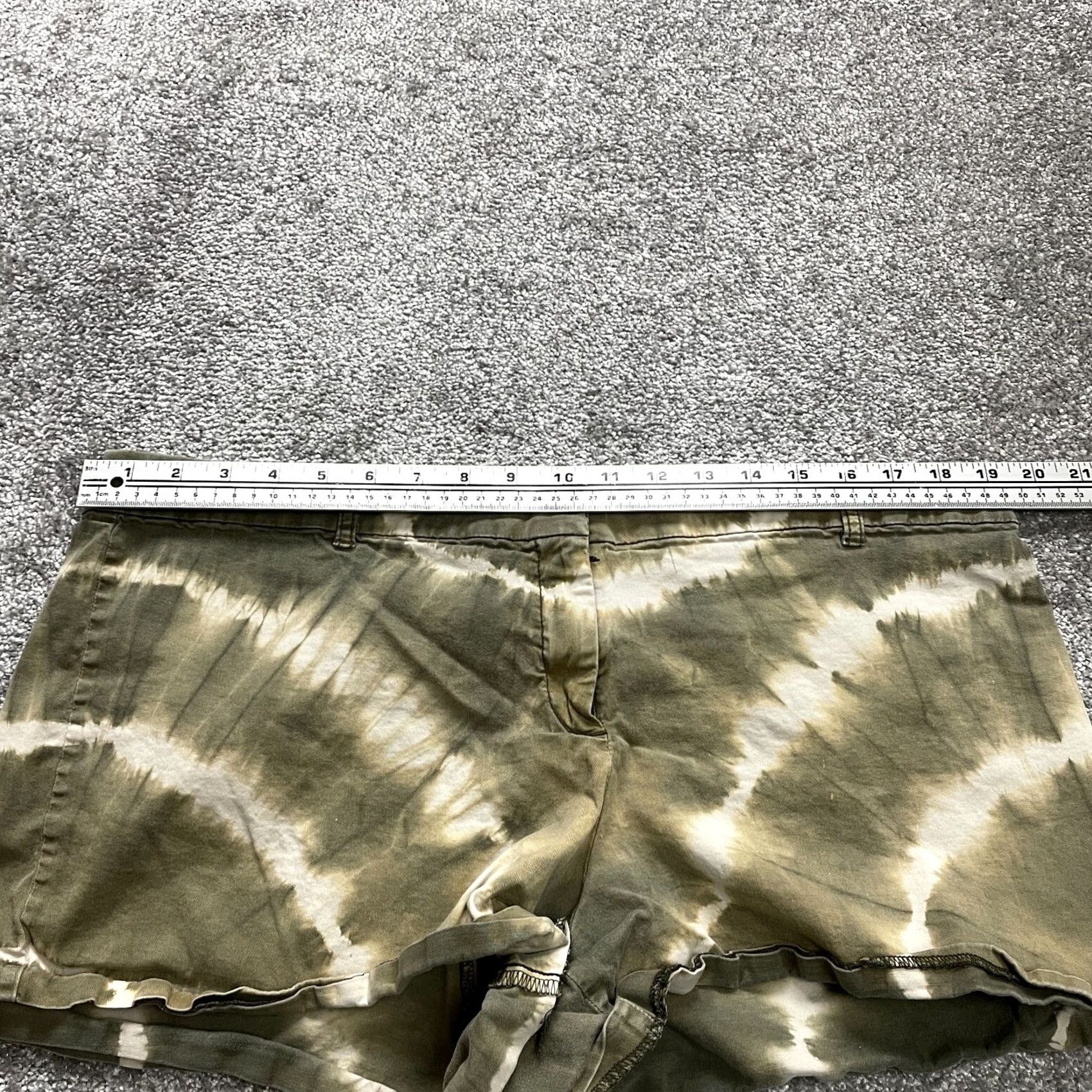 Vintage VINTAGE New York and Co Bermuda Shorts Womens 18 Green Cotton Casual 4" Inseam Size 26" / US 2 / IT 38 - 2 Thumbnail