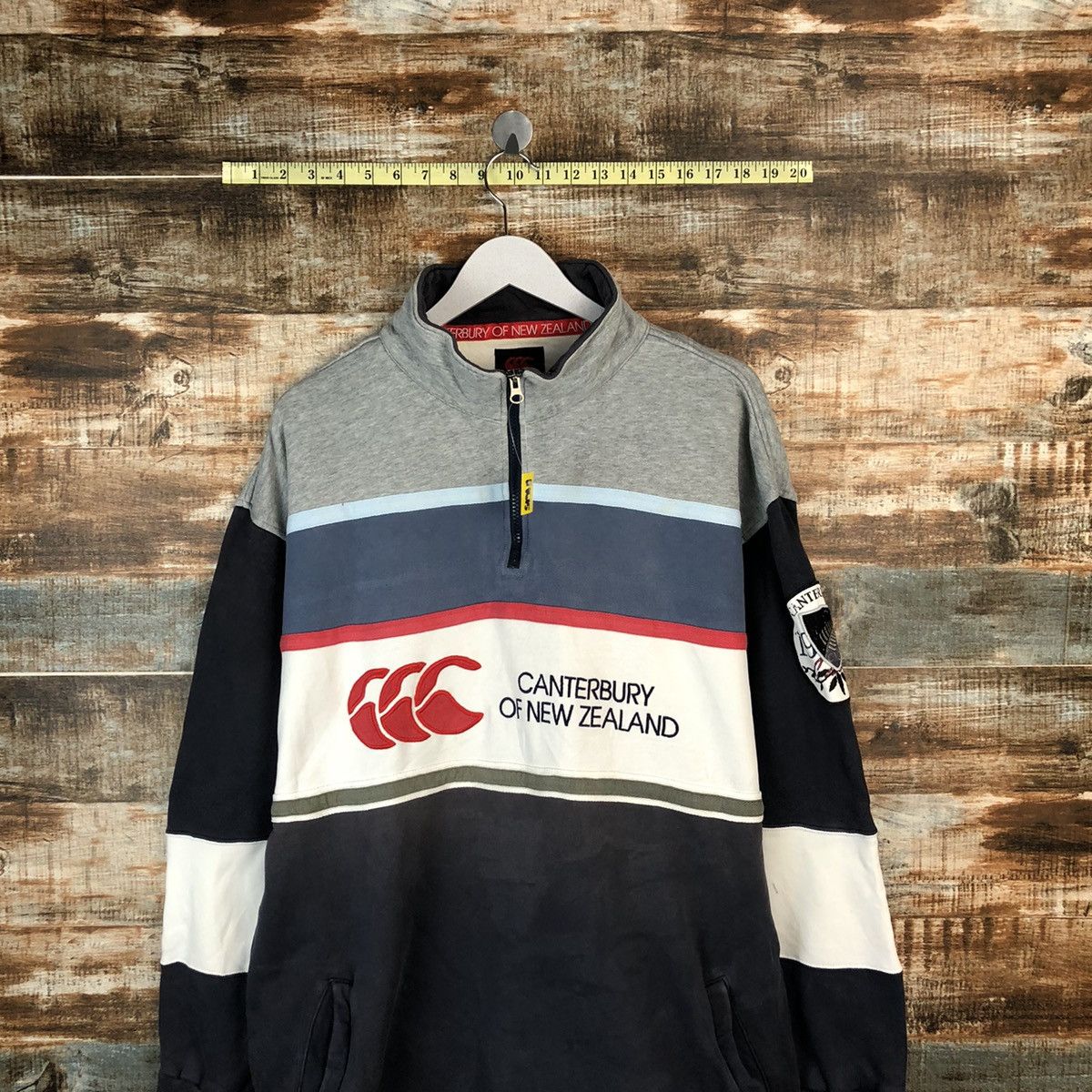Canterbury of New Zealand × Vintage Canterbury Of New Zealand Dark Blue Polo Rugby #A1615 Size US XL / EU 56 / 4 - 2 Thumbnail