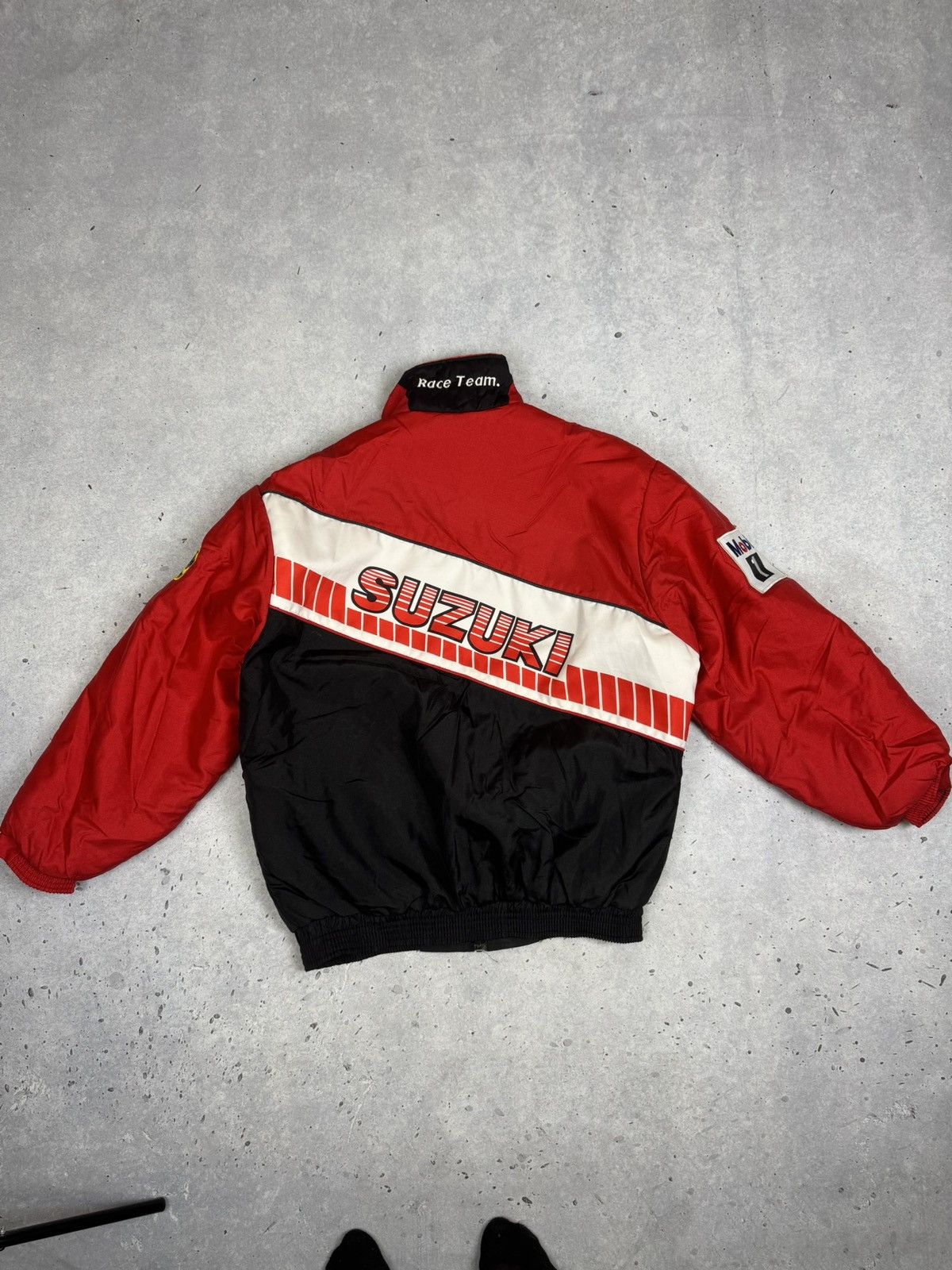NASCAR Vintage Suzuki Racing Nascar Puffer Jacket Y2K Size US L / EU 52-54 / 3 - 2 Thumbnail