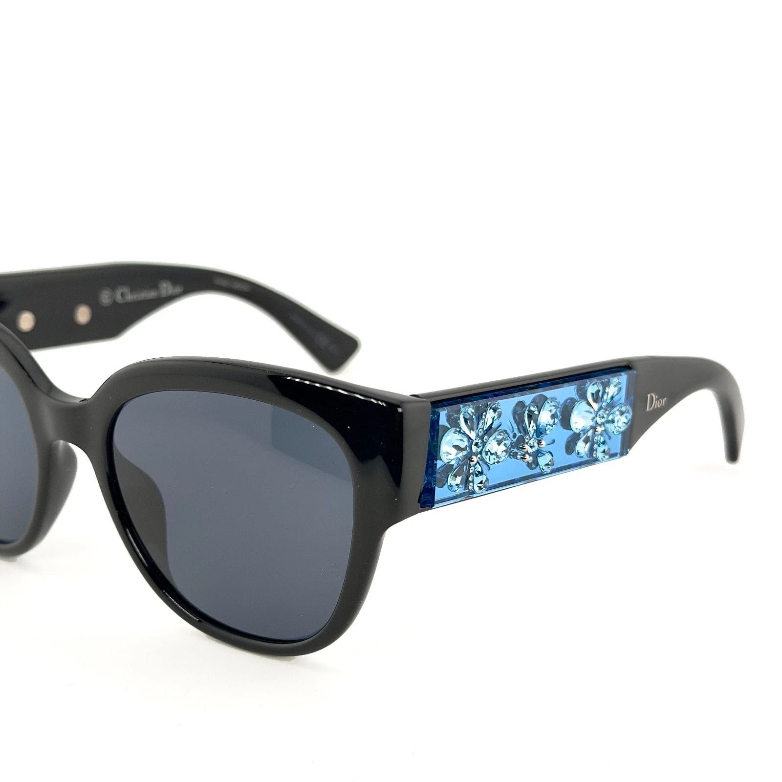Christian Dior Monsieur CHRISTIAN DIOR MERCURIAL Black Blue Bold Sunglasse Size ONE SIZE - 8 Thumbnail