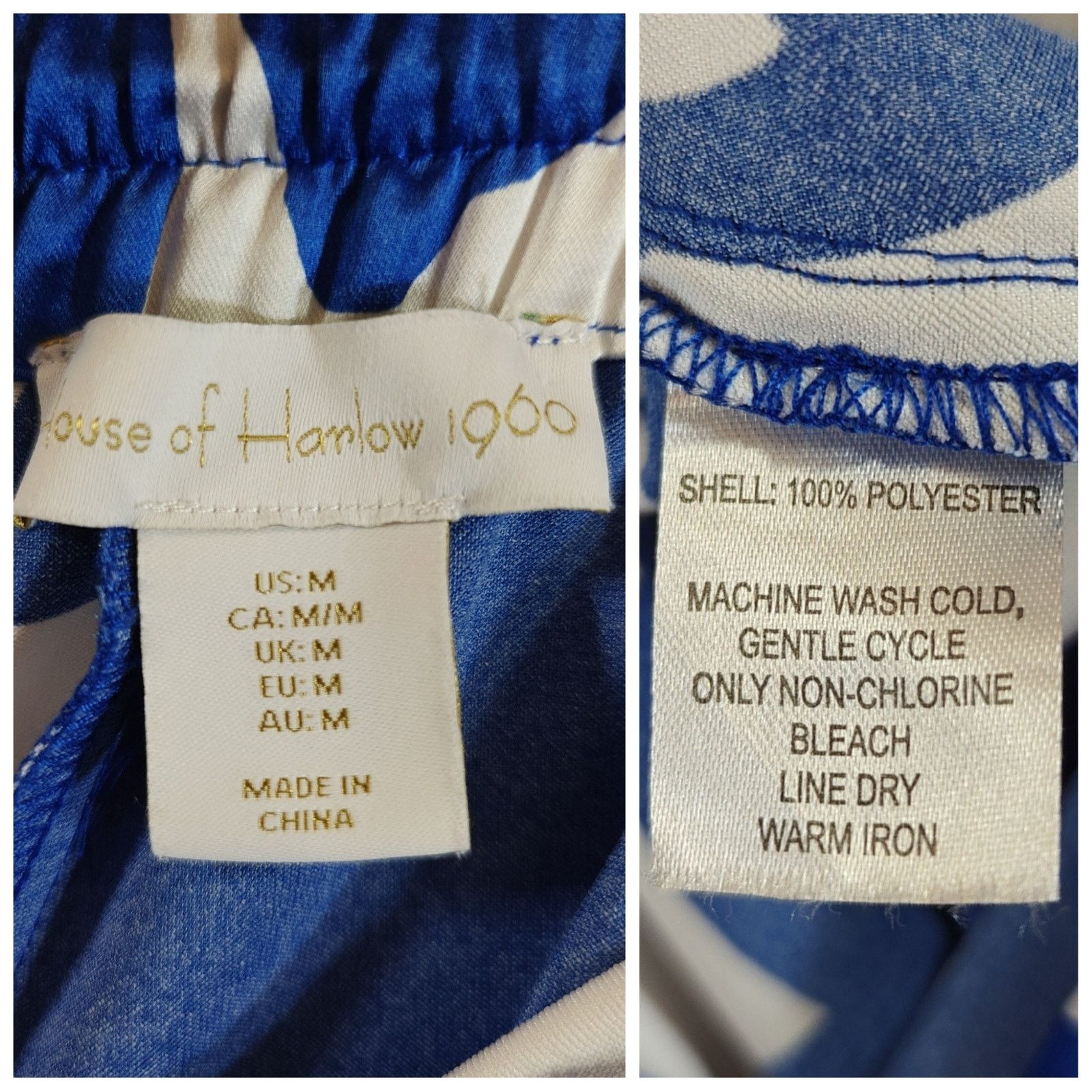House of Harlow House of Harlow 1960 satin floral wide leg pants sz M Size 30" / US 8 / IT 44 - 9 Thumbnail
