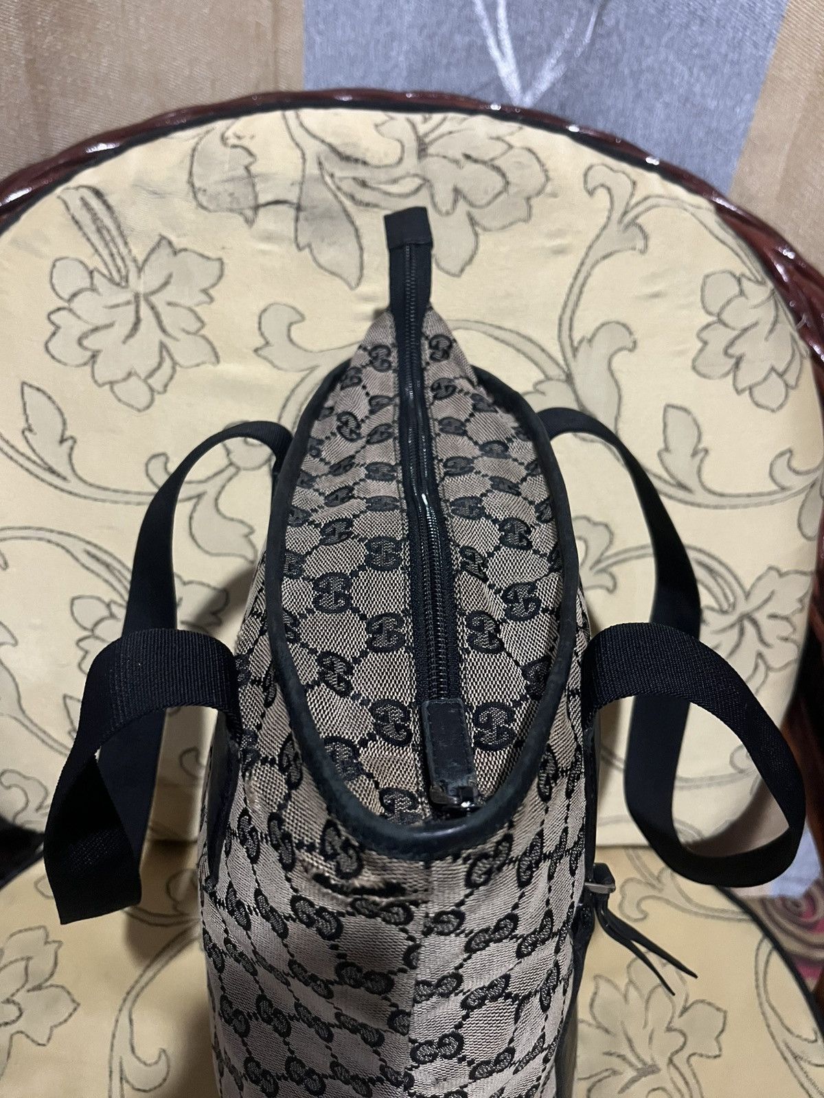 Gucci GUCCI GG Canvas Tote Bag Beige Size ONE SIZE - 13 Thumbnail