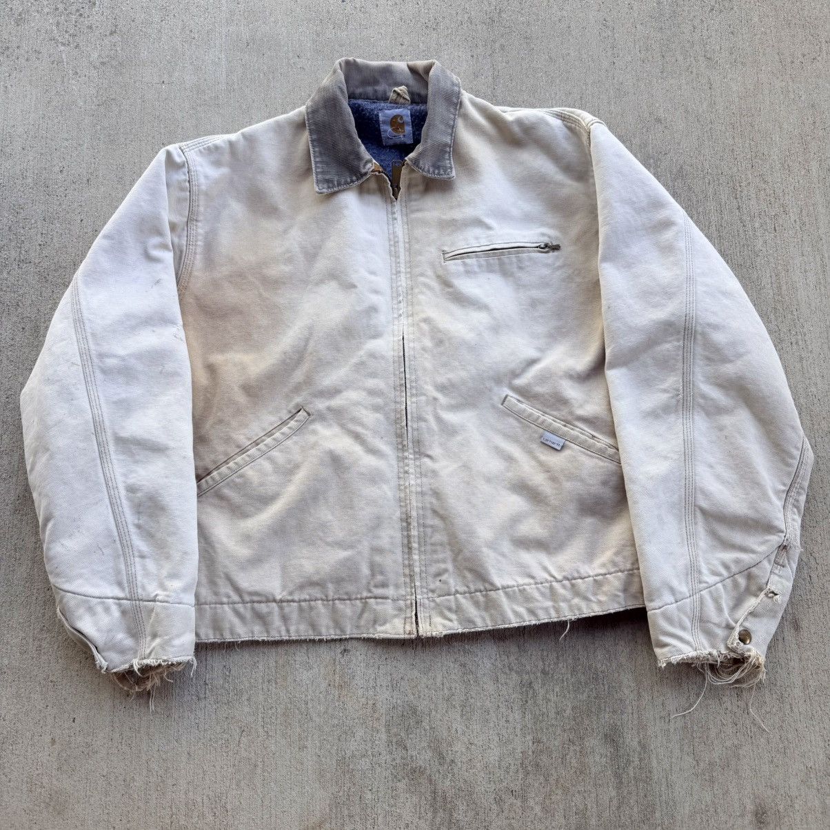 Carhartt × Stussy Carhartt Jacket J97 Tan Detroit Jacket Blanket Lined Size XL Size US XL / EU 56 / 4 - 1 Thumbnail