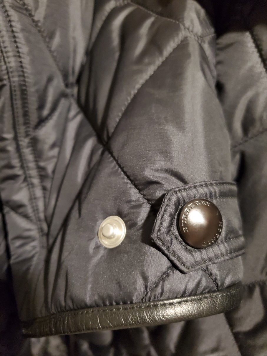 Burberry Burberry London Leather-trimmed Quilted Jacket Sz. 50 Size US M / EU 48-50 / 2 - 10 Thumbnail