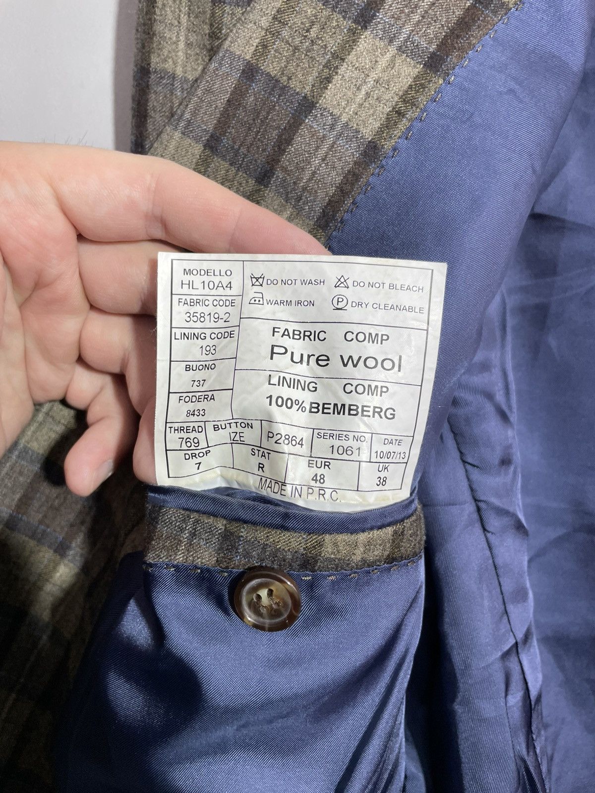 Suitsupply Vintage Suitsupply Pure Wool Blazer Size 48R - 10 Thumbnail