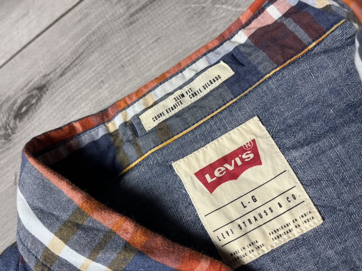 Levi's Levis shirt buckle overshirt slim fit size Large Size US L / EU 52-54 / 3 - 4 Thumbnail