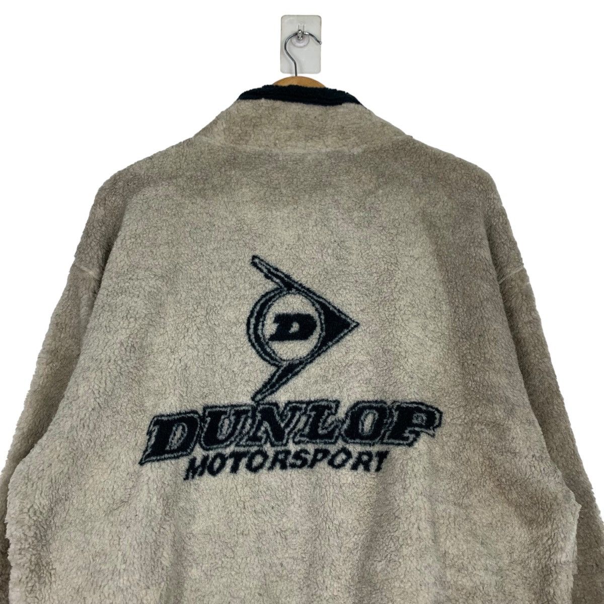 Dunlop DUNLOP MOTORSPORT Big Logo Fleece Bomber Jacket #1032-C46 Size US L / EU 52-54 / 3 - 2 Thumbnail
