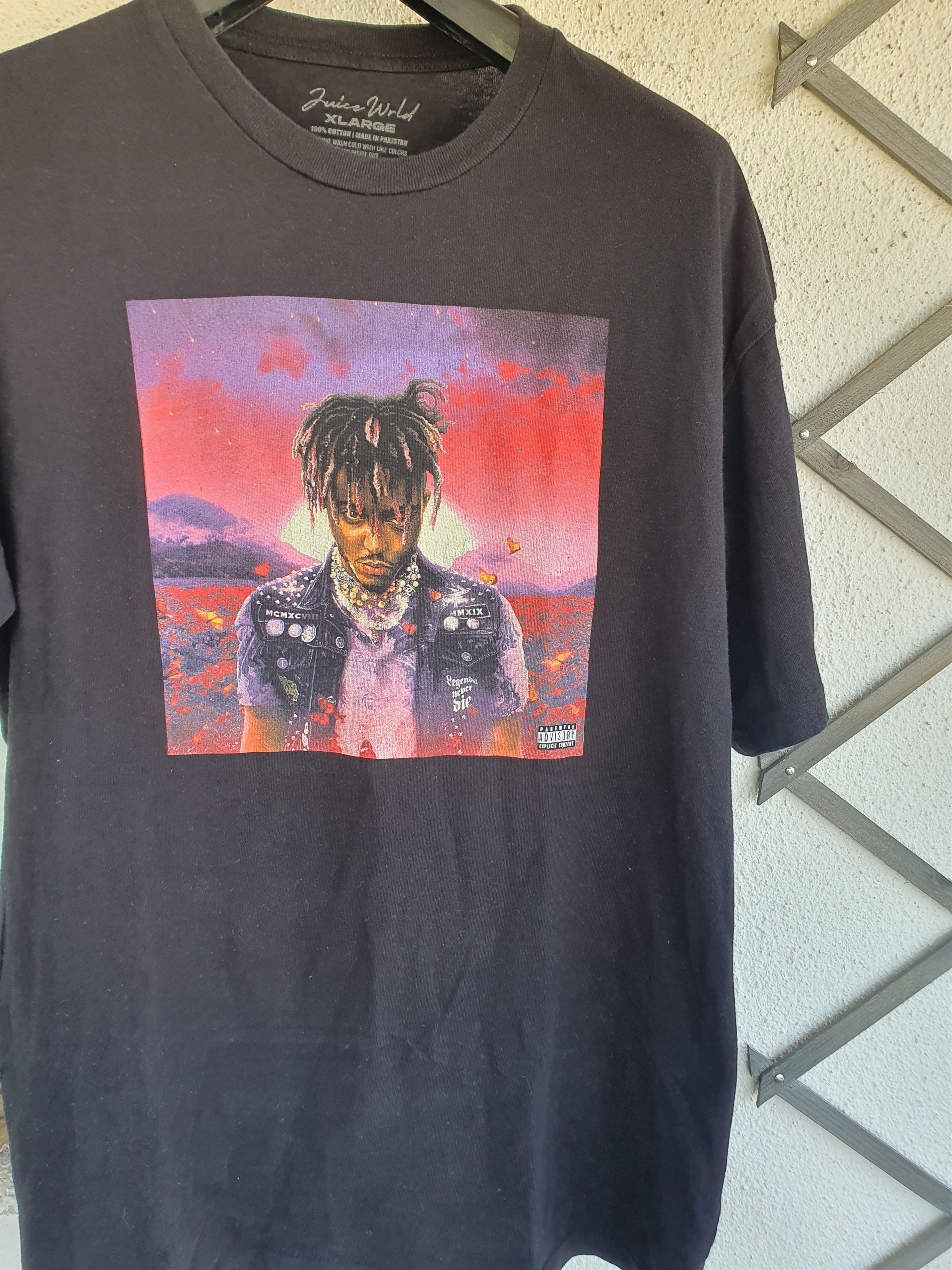 Rap Tees × Swagger Juice Wrld 999 Legends Never Die Album Graphic T-Shirt sz XL Size US XL / EU 56 / 4 - 4 Thumbnail