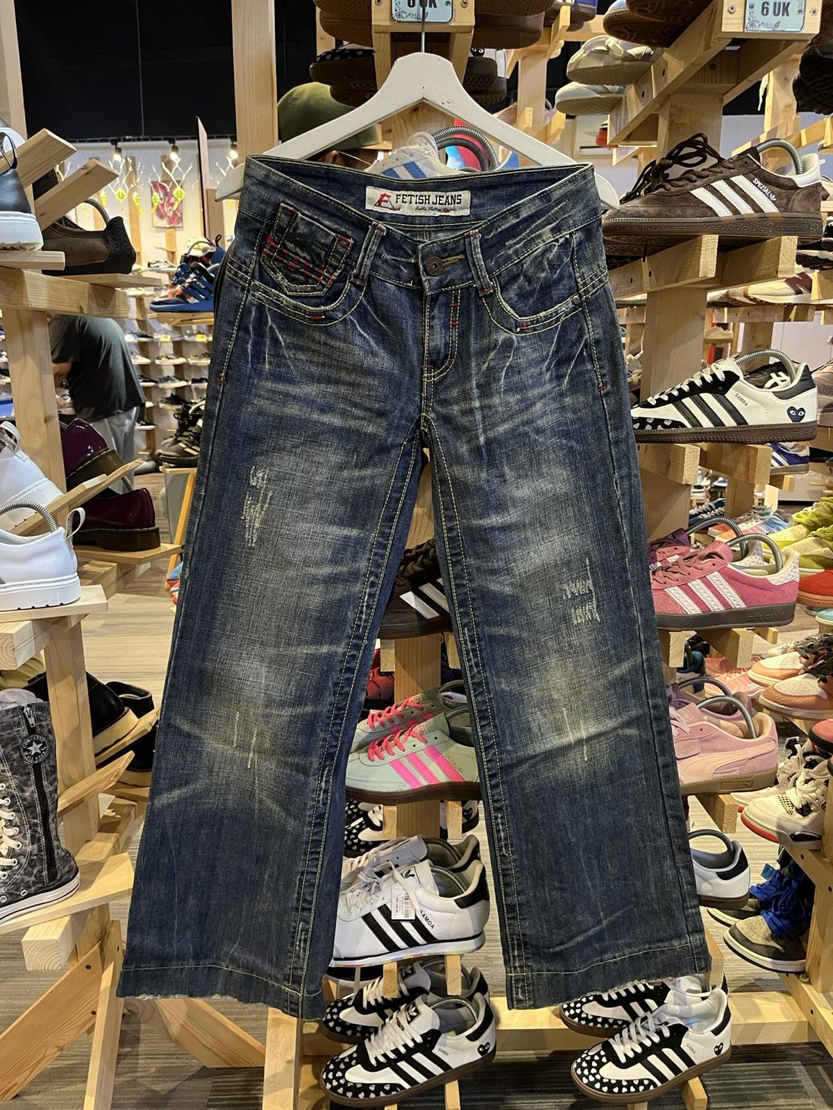 Vintage Vintage Fetish jeans Size US 27 - 1 Thumbnail
