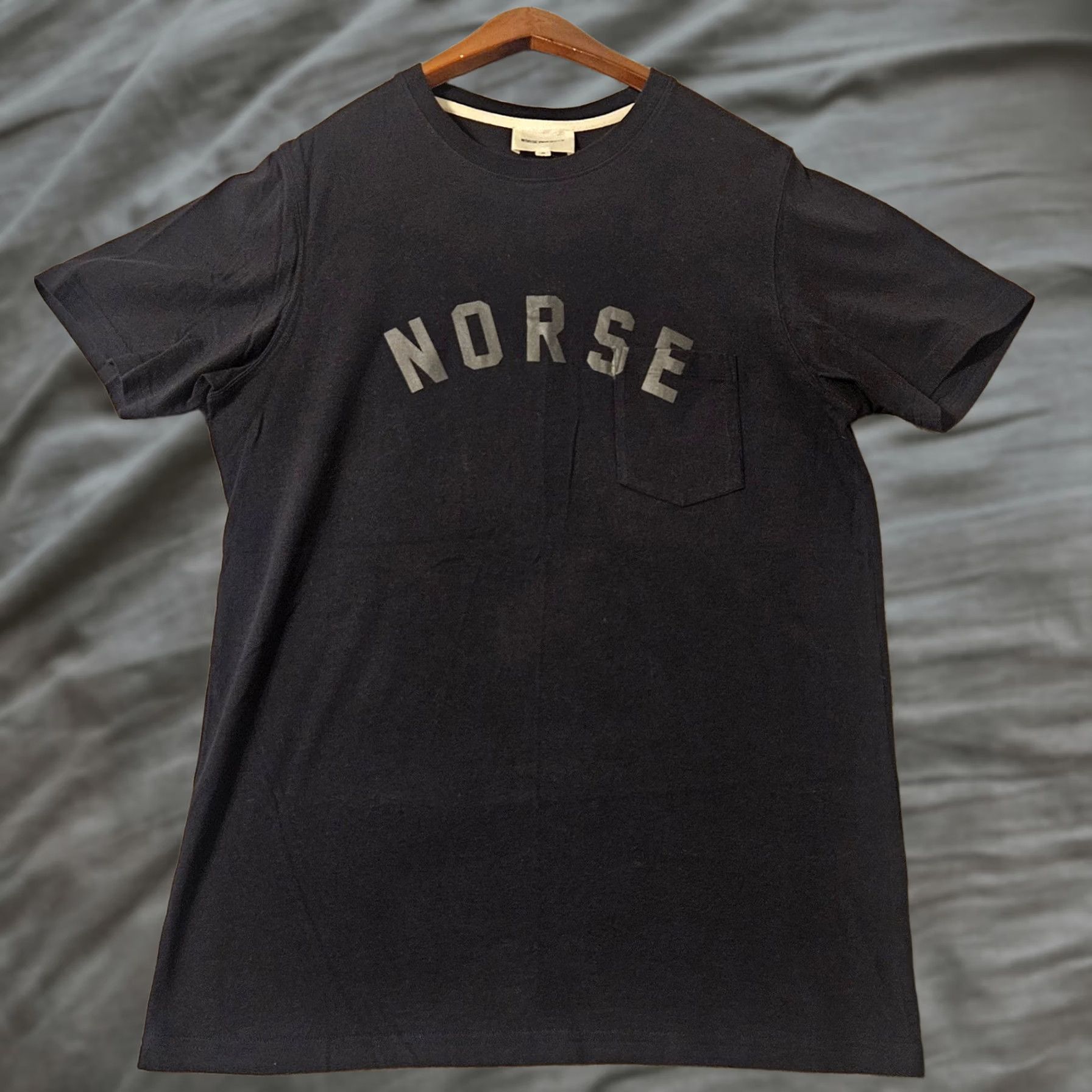 Norse Projects Norse Projects Niels Classic Short Sleeve T Shirt Blue Mens Size Medium Size US M / EU 48-50 / 2 - 1 Thumbnail