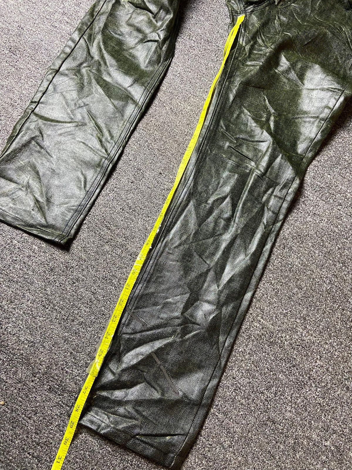 JOHN LAWRENCE SULLIVAN × Leather × Vintage John Lawrence Sullivan Cotton Leather Pants (121) Size US 30 / EU 46 - 11 Thumbnail