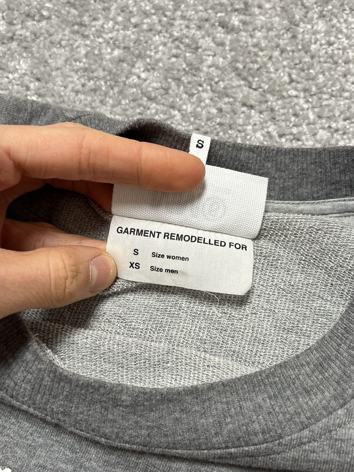 Maison Margiela Maison Margiela Six Cropped Sweatshirt Size XS Size US XS / EU 42 / 0 - 8 Thumbnail
