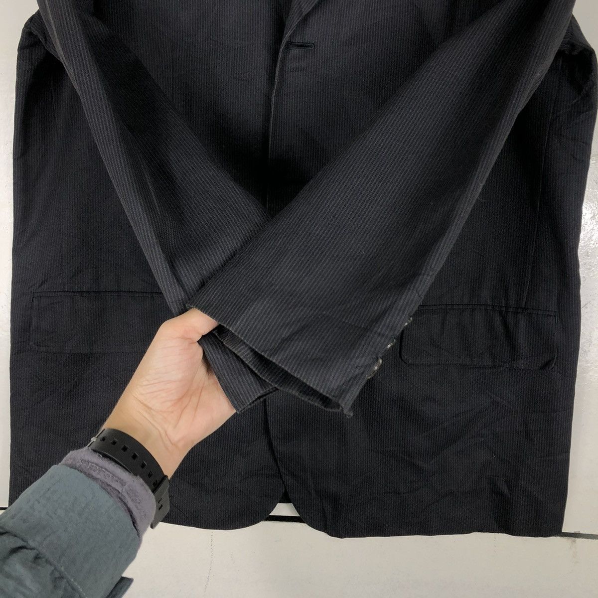 Comme des Garcons 🔥AD1998 Vintage Comme Des Garcons Homme Deux Striped Size US L / EU 52-54 / 3 - 13 Thumbnail