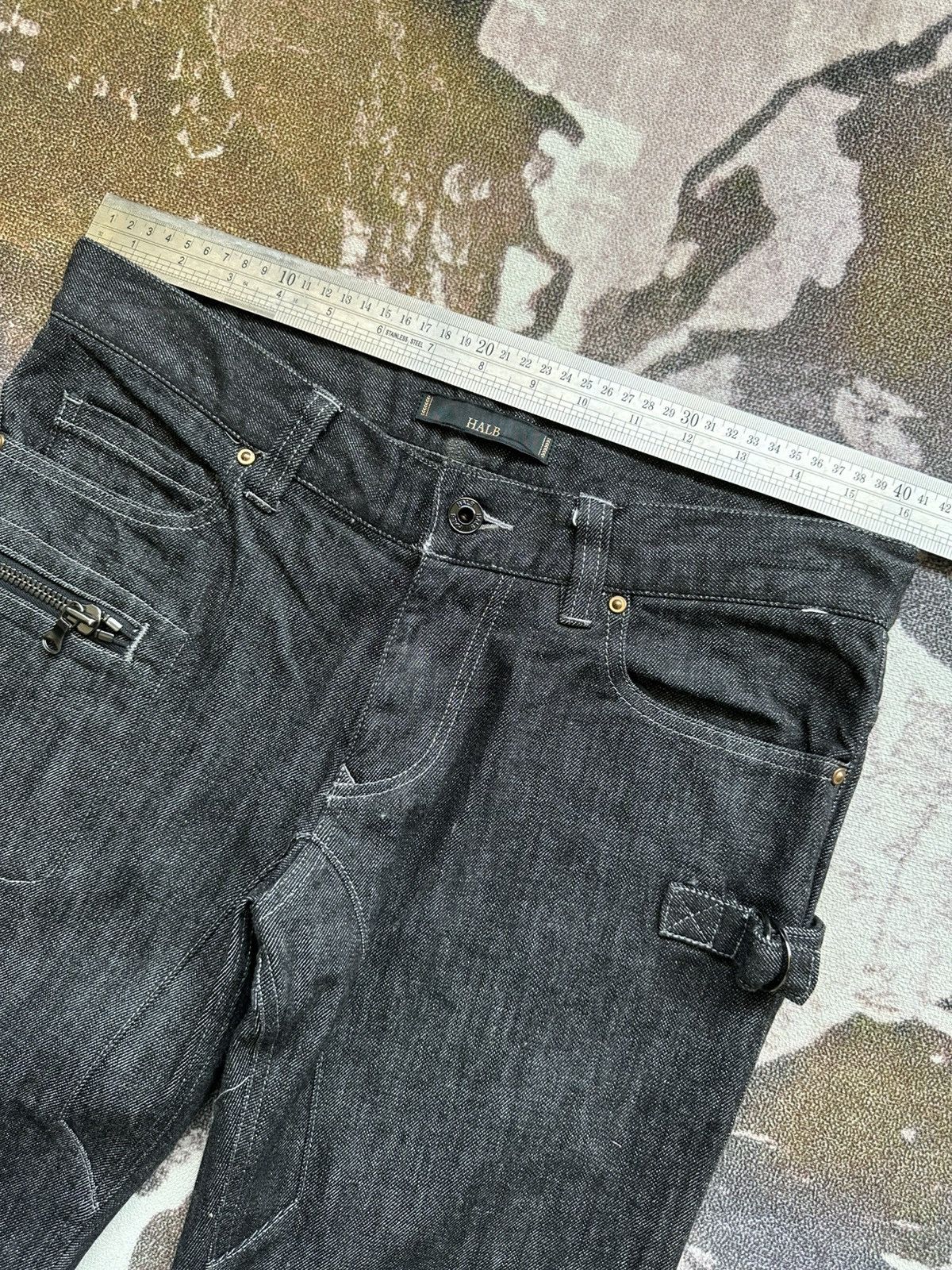 Tete Homme 2010’s HALB by Tete Homme new era hybrid black denim Size US 33 - 17 Thumbnail