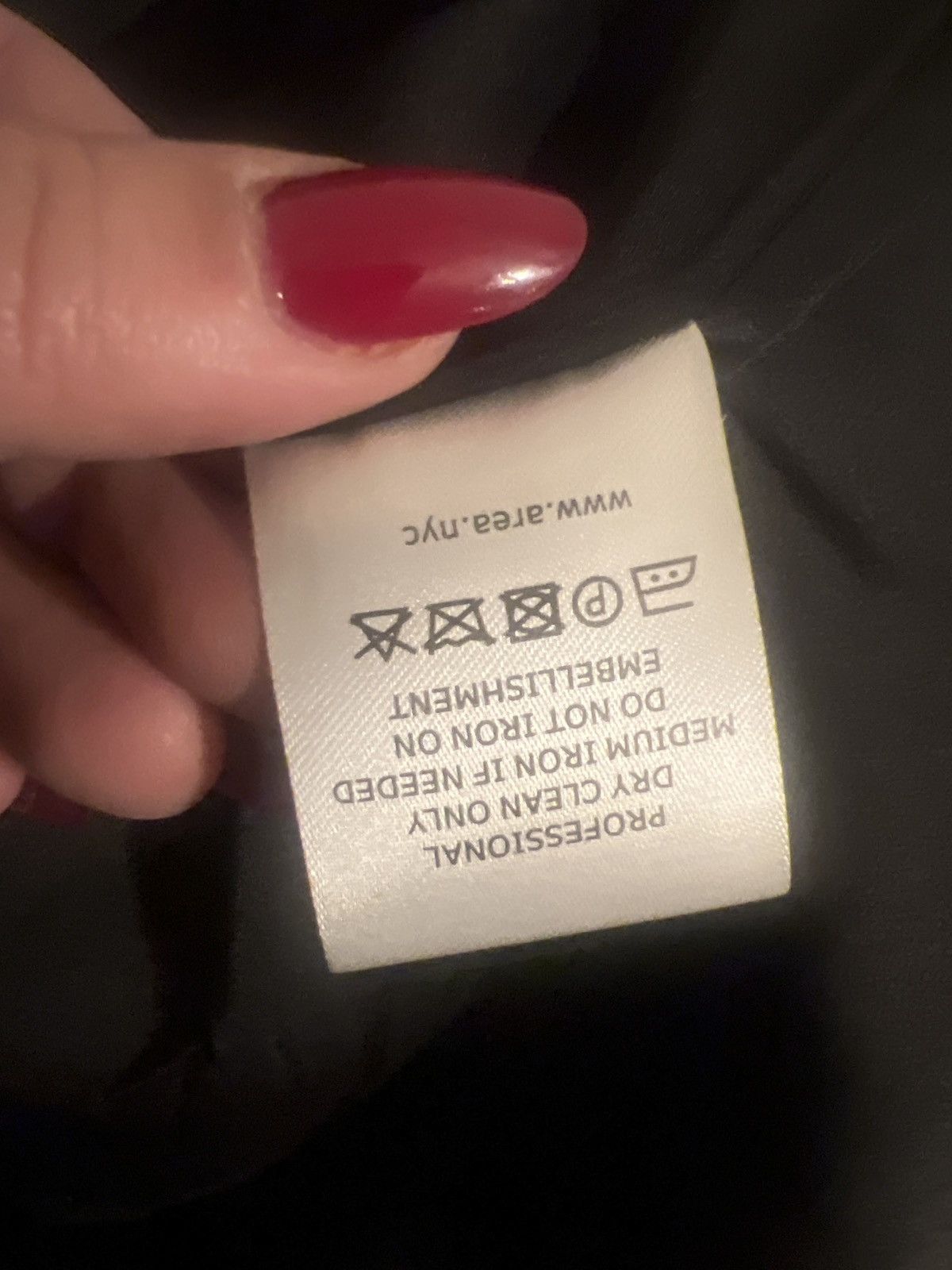 Area open-back tuxedo minidress Size S / US 4 / IT 40 - 8 Thumbnail