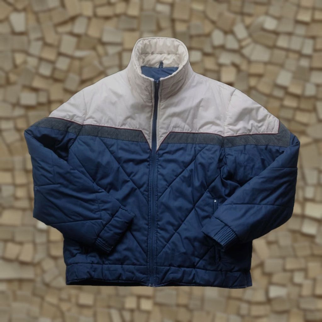 Vintage VINTAGE CLASSIC DIRECTIONS QUILTED CORDUROY JACKET 1991 OUTDOOR WINTER MID-LENGTH XL BLUE Men Mens XL Quilted 90s 80s Size US XL / EU 56 / 4 - 1 Thumbnail