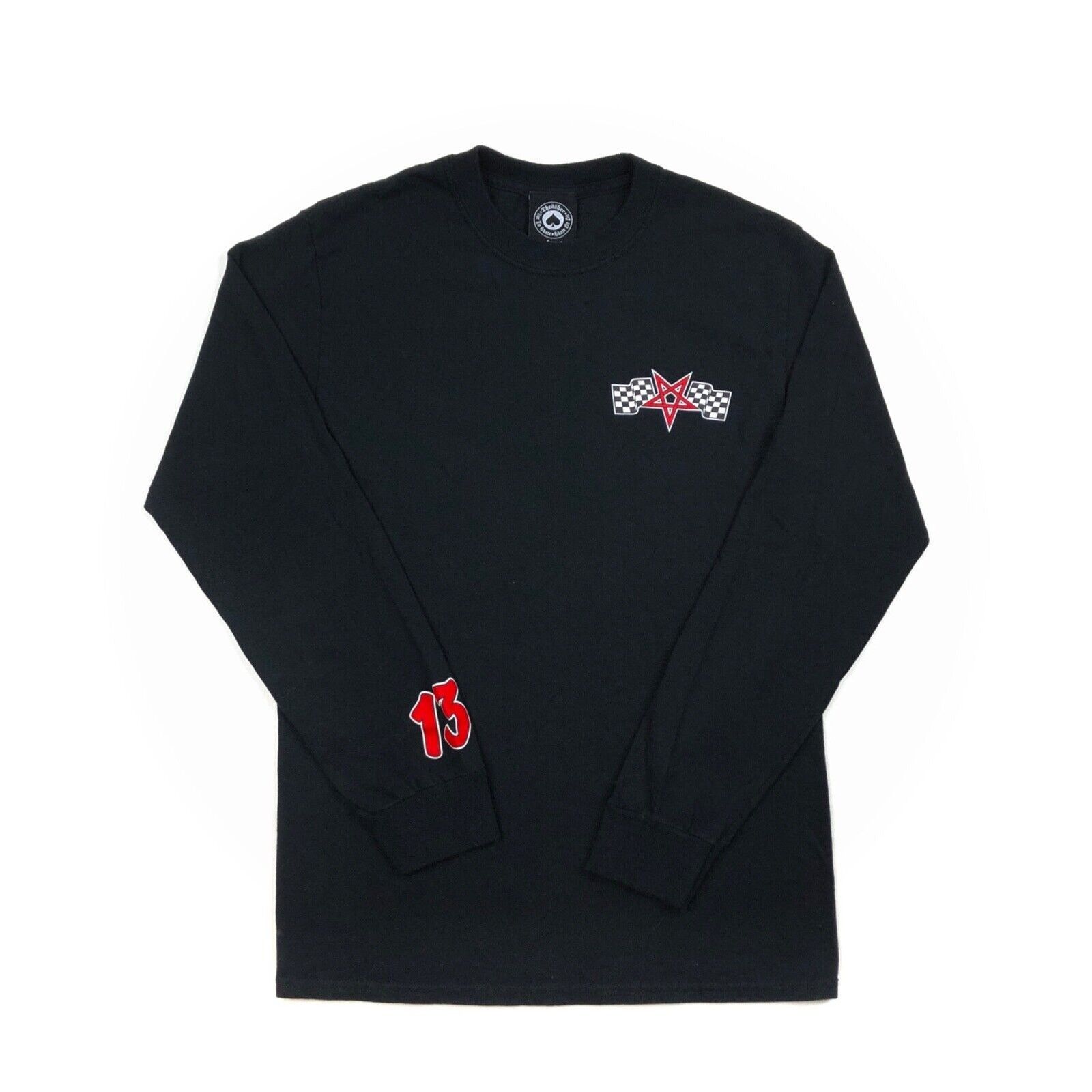 Thrasher Thrasher Skateboards Racing Black Long Sleeve Shirt Tee Size US S / EU 44-46 / 1 - 1 Thumbnail