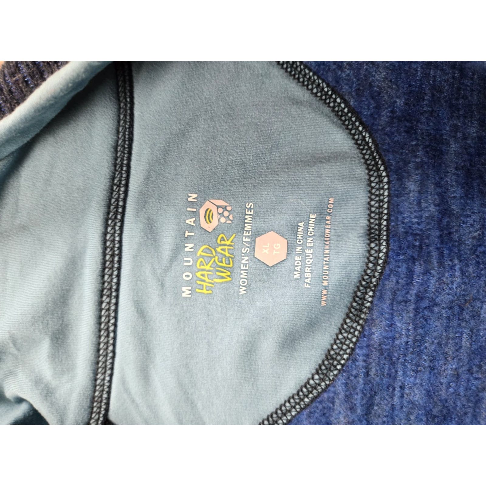 Mountain Hardwear Mountain Hardwear Sweater XL Womens Blue Full Zip Wool Blend Cardigan Size XL / US 12-14 / IT 48-50 - 5 Thumbnail