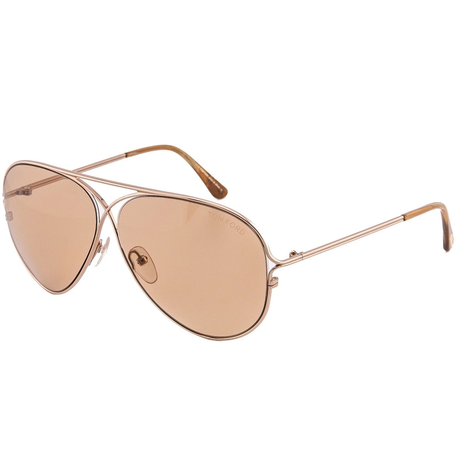 Tom Ford TOM FORD TOM N4 28E Rose Gold Sunglasses FT0488 0488 Size ONE SIZE - 3 Thumbnail